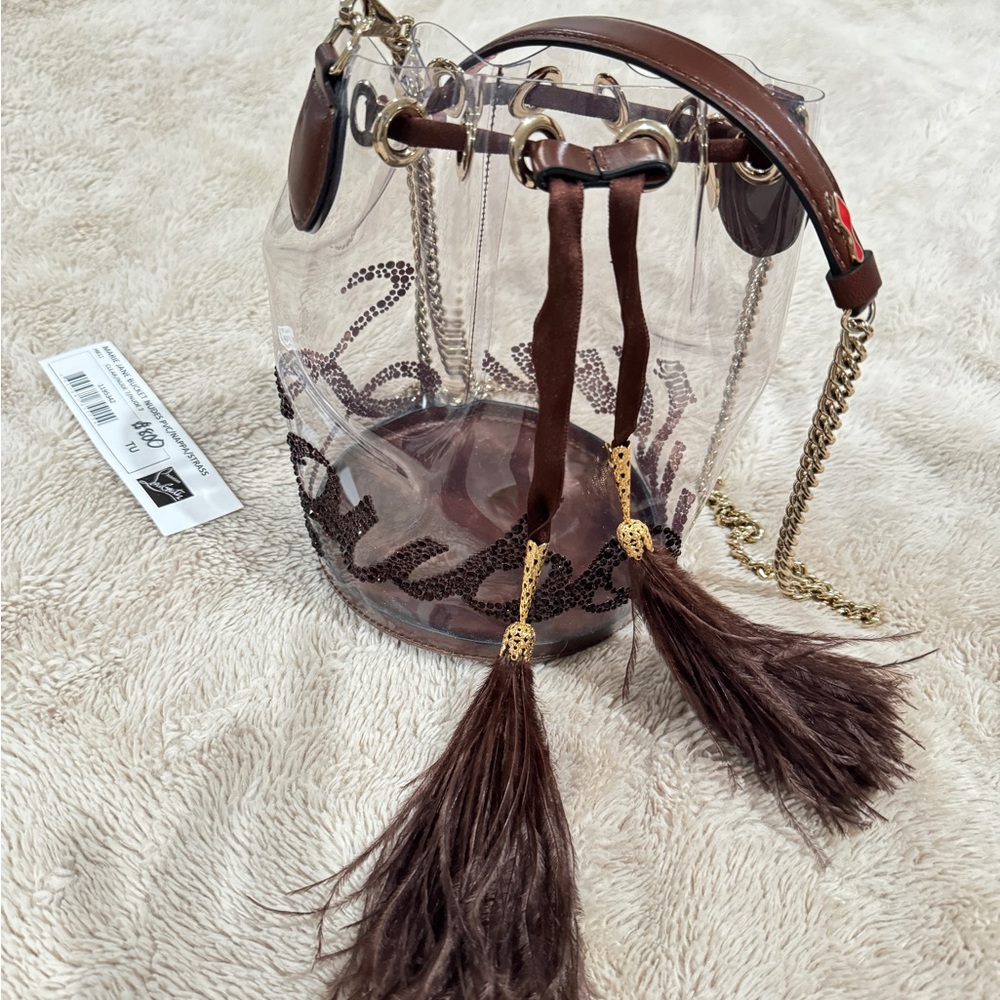 CHRISTIAN LOUBOUTIN MARIE JANE BUCKET BAG